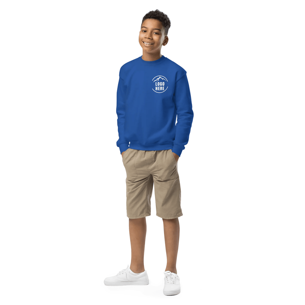 Custom Boys' Toddler Gildan Printed Crewneck Sweatshirt - Arklavo