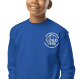 Custom Boys' Toddler Gildan Embroidered Crewneck Sweatshirt - Arklavo