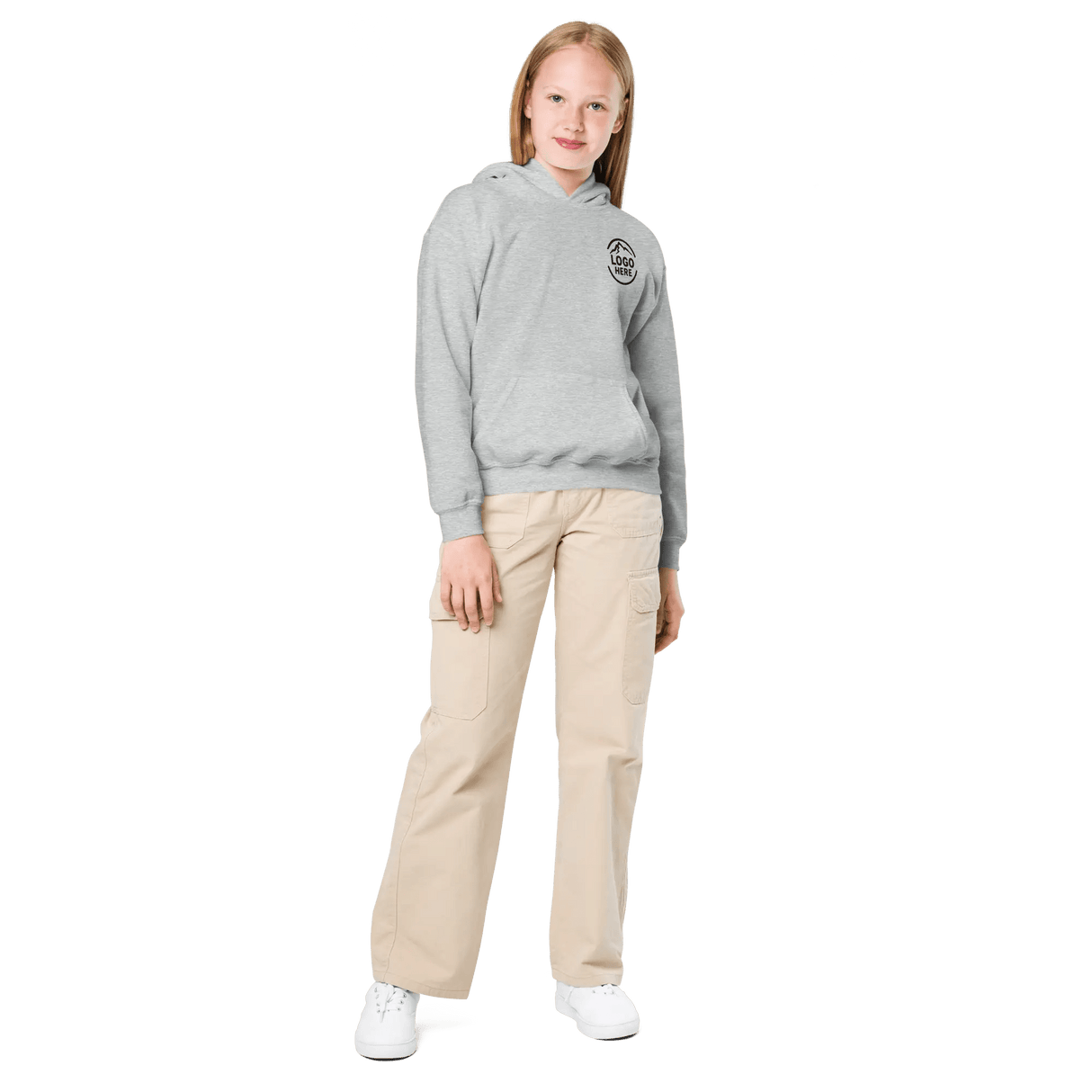 Custom Girls' Toddler Gildan Printed Pullover Hoodie - Arklavo