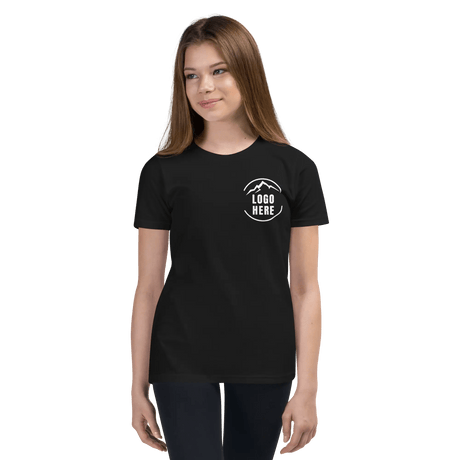 Custom Girls' Toddler Bella + Canvas Printed Crewneck T-Shirt - Arklavo