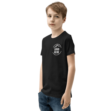 Custom Boys' Toddler Bella + Canvas Printed Crewneck T-Shirt - Arklavo