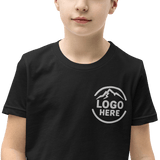 Custom Kids' Bella + Canvas Embroidered T-Shirt - Arklavo