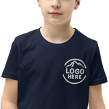 Custom Kids' Bella + Canvas Embroidered T-Shirt - Arklavo