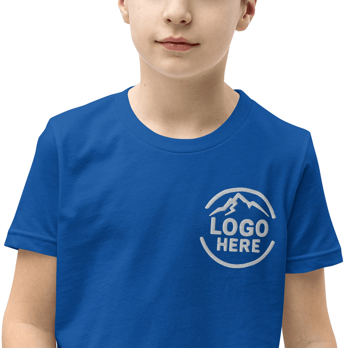 Custom Kids' Bella + Canvas Embroidered T-Shirt - Arklavo