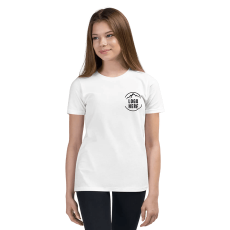 Custom Girls' Toddler Bella + Canvas Printed Crewneck T-Shirt - Arklavo