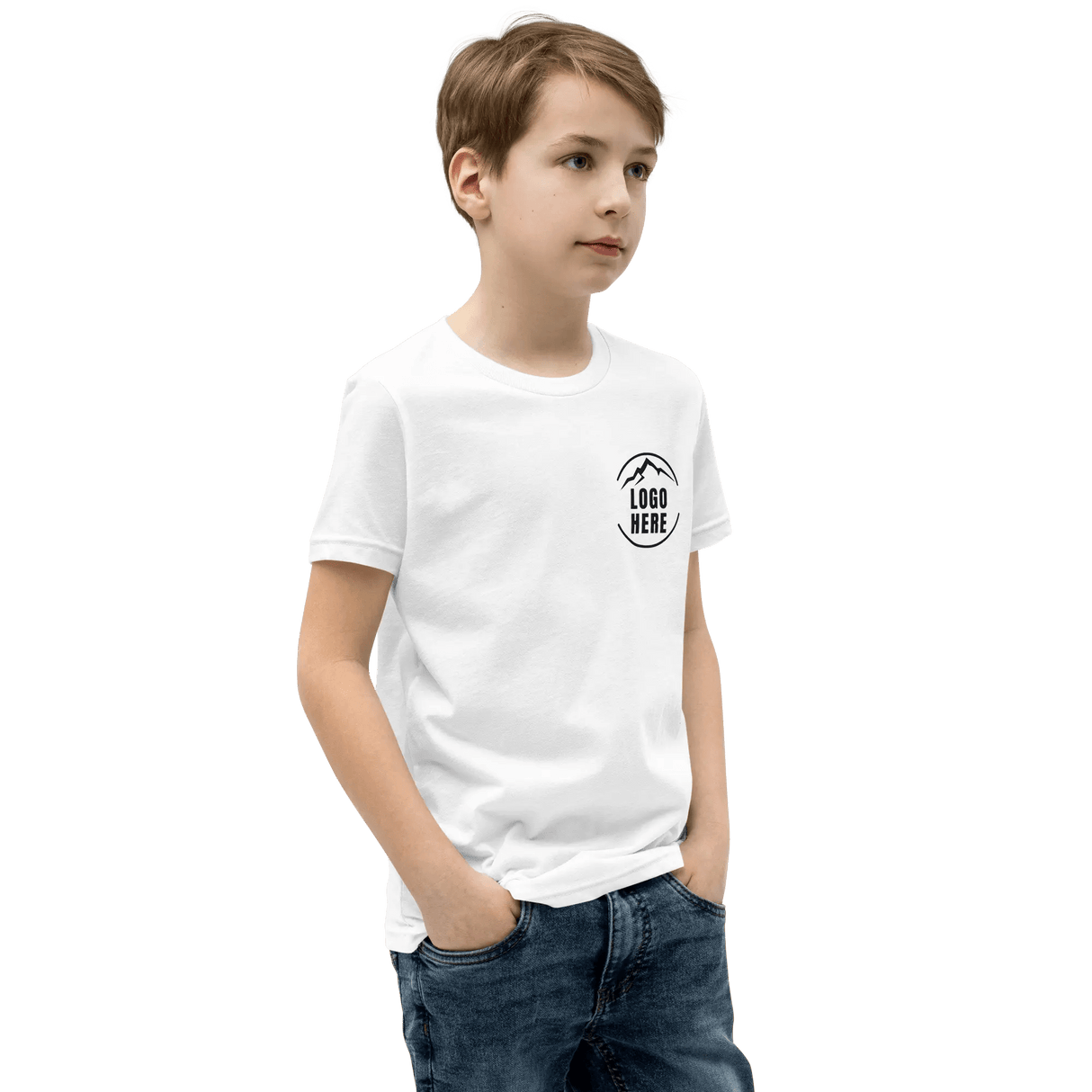 Custom Boys' Toddler Bella + Canvas Printed Crewneck T-Shirt - Arklavo