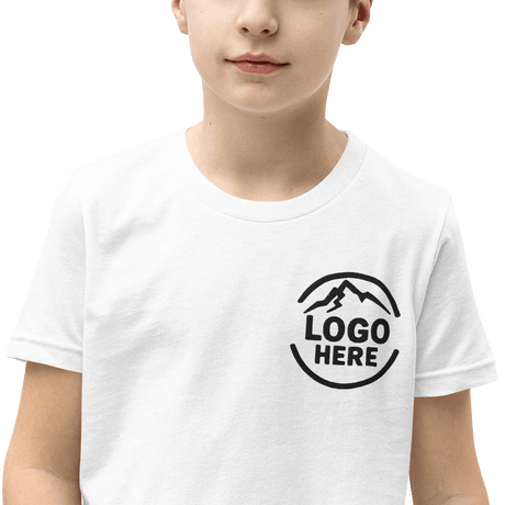 Custom Kids' Bella + Canvas Embroidered T-Shirt - Arklavo